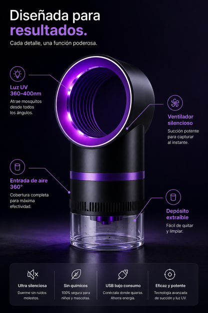 Lámpara Control de Mosquitos